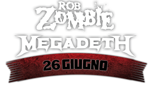  Rob Zombie Megadeth Postepay Rock in Roma 2014