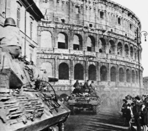 4 giugno 1944 le truppe alleate liberano Roma dal nazifascismo