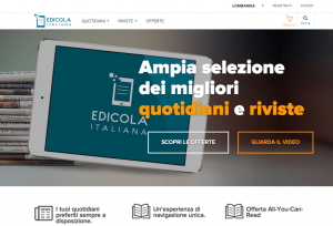 Edicola Italiana la piattaforma per leggere o abbonarsi ad oltre 60 tra quotidiani e riviste su smartphone, tablet e pc