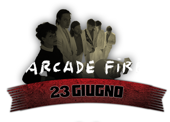 Arcade Fire in concerto a Roma Postepay Rock in Roma edizione 2014