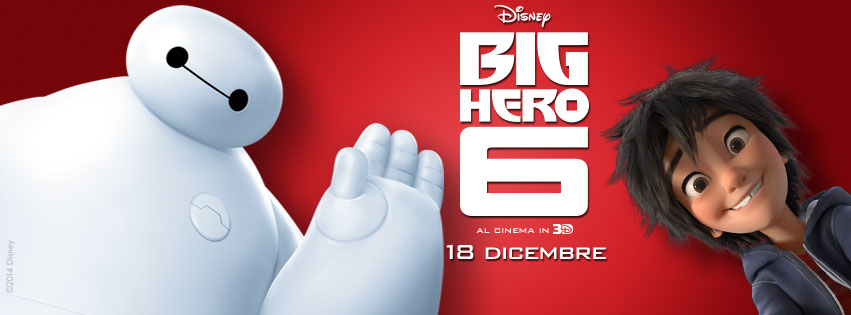 Big Hero 6 il film di Natale 2014 Disney Italia in uscita nei cinema dal 18 dicembre