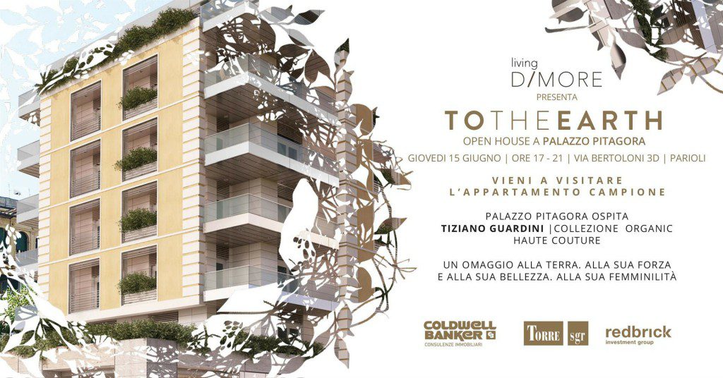 Palazzo Pitagora Parioli edilizia green stilista Tiziano Guardini mostra evento 15 giugno 2017