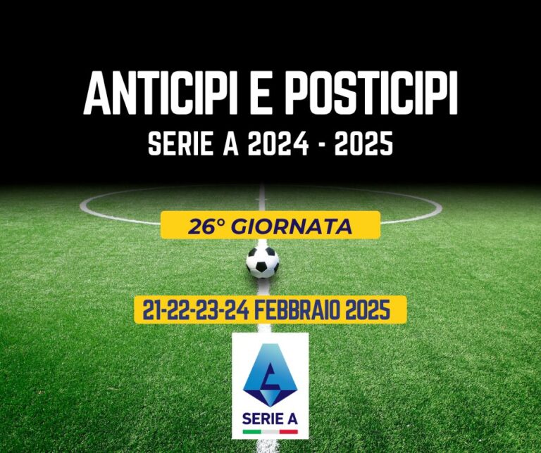 Calendario serie A PDF 20242025 da stampare e conservare (DOWNLOAD LINK anche CSV e XLSX) Amo